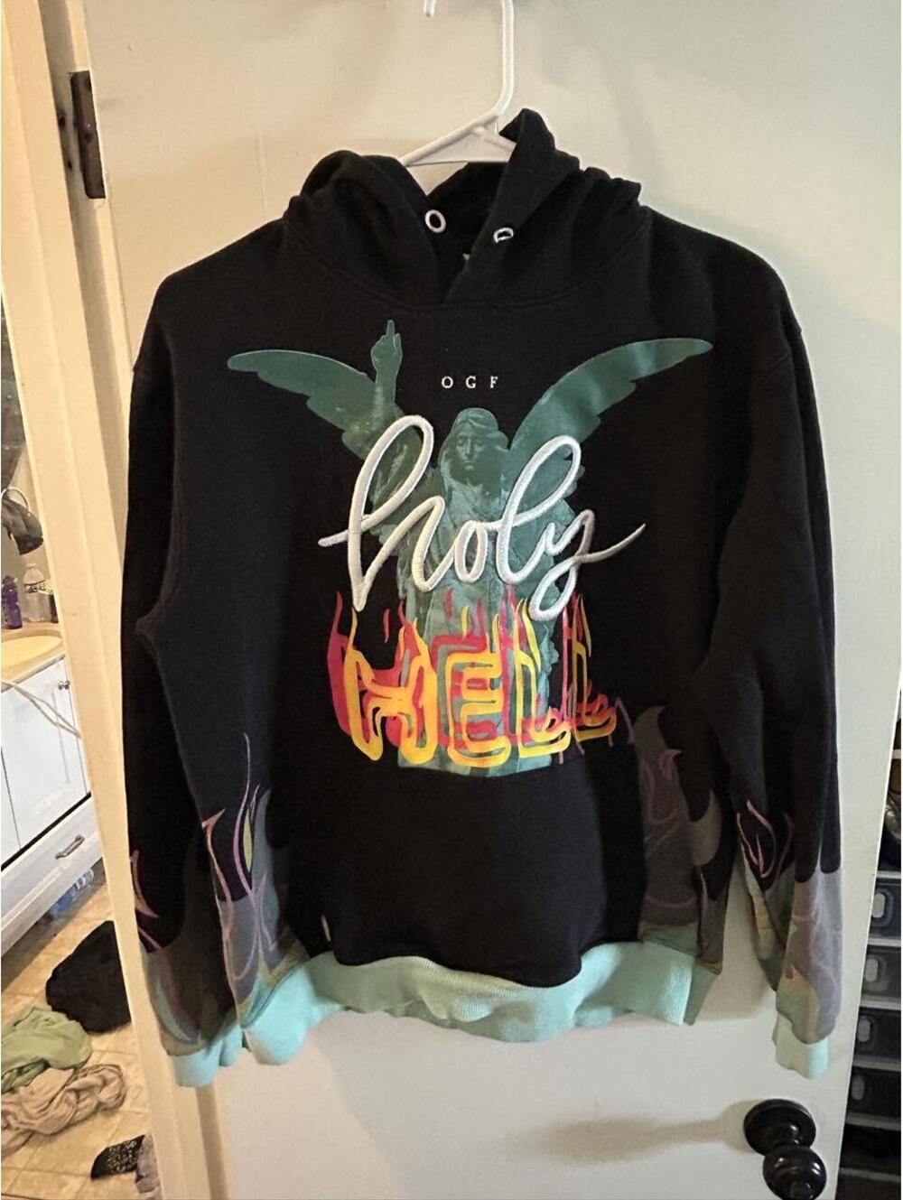 Original Fabels "HOLY HELL" HOODIE size M